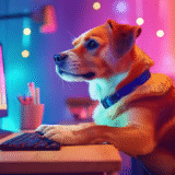 【AI×英語】可愛い犬がサムネイルを作る！？画像生成で学んだ英語プロンプトの重要性