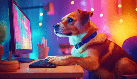 【AI×英語】可愛い犬がサムネイルを作る！？画像生成で学んだ英語プロンプトの重要性